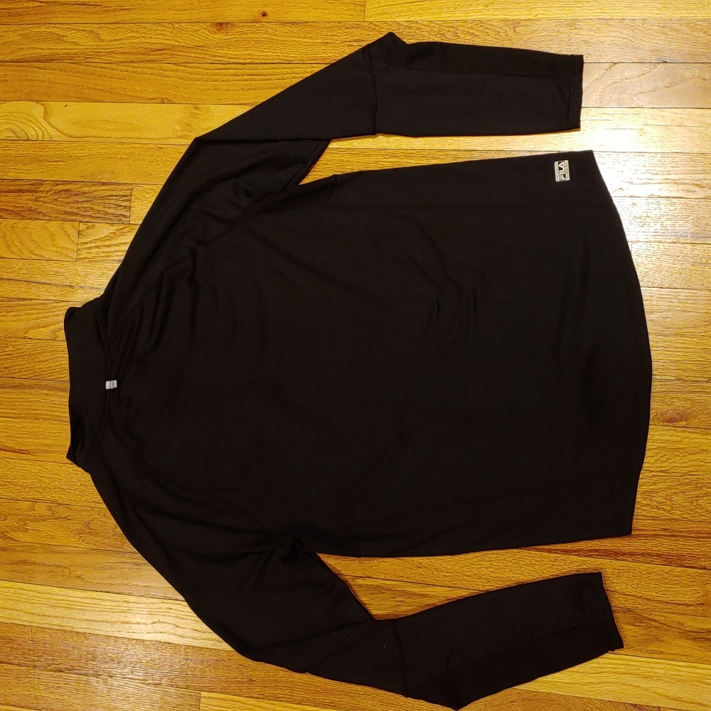 Fila Sport Men's Running Fitted Pullover Zip shirt size L - Picture 6 of 14